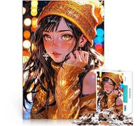 Puzzle da 1000 pezzi per adulti Bagliore dorato dei sogni invernali Giochi divertenti Ogni pezzo è unico - Gioco divertente e stimolante per tutta la famiglia 38x26cm