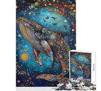 Puzzle da 1000 pezzi per adulti Balena di una storia - Gioco divertente per adulti - Regalo per compleanno donne (Dimensioni 38x26cm)