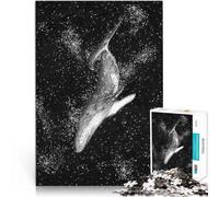 Puzzle da 1000 pezzi per adulti Balena magica dell'oceano giocattoli educativi per l'apprendimento Adatto per la decorazione del desktop 75x50cm