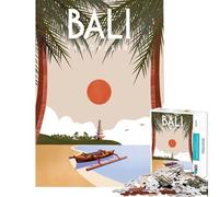 Puzzle da 1000 pezzi per adulti Bali gioco impossibile gioco educativo sfida giocattolo divertente regalo migliora la memoria (dimensioni 38x26cm)