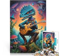Puzzle da 1000 pezzi per adulti Ballate Steampunk sui Dinosauri Giocattoli per l'intrattenimento in famiglia Regalo di compleanno, regali 75x50cm