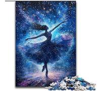 Puzzle da 1000 pezzi per adulti, Ballerina galattica, attività per la casa per feste, compleanni e serate di giochi in famiglia, 50x75cm
