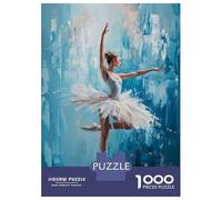 Puzzle Da 1000 Pezzi Per Adulti Ballet Dancer in Blue Ballet Dancer Print Puzzle Per Adulti Gioco Per Famiglie Migliora La Memoria Compleanni E Regali 70x50cm/1000pcs