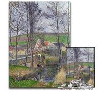 Puzzle da 1000 pezzi per adulti Banks of The Viosne Puzzle difficili per adulti Perfetti per adolescenti Rompicapo per creare legami familiari e regalo fai da te per la casa 1000 pezzi (38x26cm)