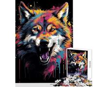 Puzzle da 1000 pezzi per adulti Banksy Wolf Graffiti Art Giocattolo educativo Ottimo regalo per giochi Gioco pratico Difficile e stimolante Dimensioni 50x75cm