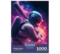Puzzle Da 1000 Pezzi Per Adulti Baseball Batter Astronaut Puzzle Per Adulti Giochi Per Famiglie Divertenti E Umoristici Regali Unici Per Compleanno E Natale 70x50cm/1000pcs