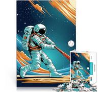 Puzzle da 1000 pezzi per adulti Baseball con Astro Difficile da completare ma divertente e umoristico Decorazioni e regali unici per la casa 38x26cm