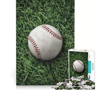 Puzzle da 1000 pezzi per adulti, baseball su erba verde, gioco rompicapo, difficile, per rafforzare l'amore tra le coppie 38x26cm