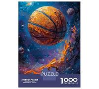 Puzzle Da 1000 Pezzi Per Adulti Basketball in Space Puzzle Per Adulti Giochi Rilassanti Sfida Difficile Regalo Di Compleanno, Regali, 70x50cm/1000pcs