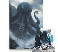 Puzzle da 1000 pezzi per adulti Battaglia del Kraken Gioco Impossibile Sfida da completare Ideale come regalo 38x26cm