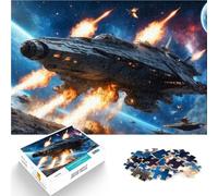 Puzzle da 1000 pezzi per adulti Battaglia di astronavi Difficile da completare ma divertente e umoristico Migliorare la memoria 70x100cm