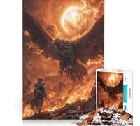 Puzzle da 1000 pezzi per adulti "Battaglia infuocata con la fenice", gioco interattivo, interazione genitore-figlio, ideale come regalo per tutta la famiglia 38x52cm