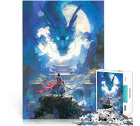 Puzzle da 1000 pezzi per adulti Battaglia magica dei samurai Gioco impegnativo e gioco in famiglia perché è ideale come regalo per tutta la famiglia 38x26cm