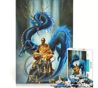 Puzzle da 1000 pezzi per adulti, Battaglia tra draghi, Gioco impossibile, Tempo libero per le vacanze, Regalo per amici e familiari 38x26cm
