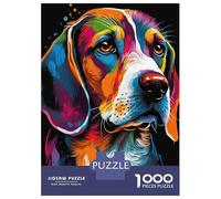 Puzzle Da 1000 Pezzi Per Adulti Beagle Style 2 Puzzle Per Adulti Gioco Rompicapo Corsa Di Velocità Manuale Regalo Antistress 52x38cm/1000pcs