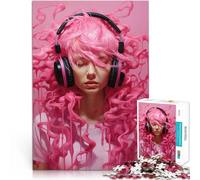 Puzzle da 1000 pezzi per adulti Beatitudine del rumore rosa Giochi educativi Decorazione della casa è ideale come regalo per tutta la famiglia 38x26cm