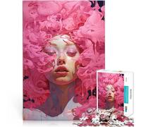 Puzzle da 1000 pezzi per adulti Beatitudine del rumore rosa Vacanza a casa: uccidere il tempo Migliorare l'amore tra le coppie 75x50cm
