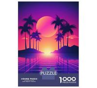 Puzzle Da 1000 Pezzi Per Adulti Beautiful Synthwave Vision Puzzle Fai Da Te Giocattoli Divertenti E Spiritosi Offerta Come Regalo Per Tutta La Famiglia 52x38cm/1000pcs