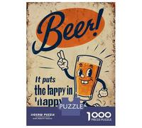 Puzzle Da 1000 Pezzi Per Adulti Beer Happy Hour Sign Puzzle Per Adulti Gioco Rompicapo Regali Per Donne Regali Di Compleanno E Unici 52x38cm/1000pcs