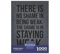 Puzzle Da 1000 Pezzi Per Adulti Being Weak Vs Staying Weak Puzzle Per Adulti Gioco Pratico Analisi E Logica Interazione Genitore-figlio 52x38cm/1000pcs