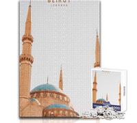 Puzzle da 1000 pezzi per adulti Beirut Rompicapo Giochi per famiglie Apprendimento Educativo Regalo di compleanno Dimensioni 38x52cm