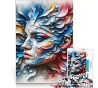 Puzzle da 1000 pezzi per adulti bellezza surreale e frammentata in arte astratta giochi per famiglie allena la mente e le mani ideale come regalo per tutta la famiglia 38x26cm