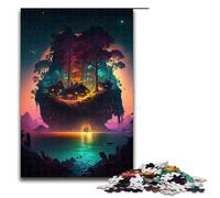 Puzzle da 1000 pezzi per adulti bellissima piccola isola giochi rilassanti per famiglie antistress sfida difficile 75x50 cm