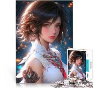 Puzzle da 1000 pezzi per adulti Bellissimo angelo fantasy Riduzione dello stress interessante Giocattoli per la decorazione della casa 38x26cm