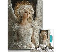 Puzzle da 1000 pezzi per adulti,bellissimo angelo,giocattolo educativo antistress,ogni pezzo è unico,gioco divertente e stimolante per tutta la famiglia,adatto a bambini di età compresa tra 38 e 26cm