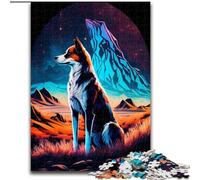 Puzzle da 1000 pezzi per adulti, bellissimo cane randagio, puzzle da 1000 pezzi, ideale per decorare casa e ufficio, regalo perfetto per il compleanno, dimensioni 26X38cm