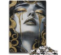 Puzzle da 1000 pezzi per adulti, bellissimo gioco di giocattoli "Il volto della dea" Ogni pezzo è unico Gioco stimolante e divertente per tutta la famiglia, 26x38cm
