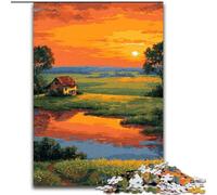 Puzzle da 1000 pezzi per adulti Bellissimo puzzle dell'alba per adulti 50X75CM Regalo perfetto per l'arredamento della casa e il divertimento delle feste