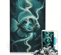 Puzzle da 1000 pezzi per adulti, Betta Cosmico, gioco educativo, attività per famiglie, per rafforzare l'amore tra le coppie 38x52cm