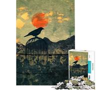 Puzzle da 1000 pezzi per adulti "Beyond The Cage" Puzzle antistress per adulti ideale come regalo di compleanno o per tutta la famiglia (dimensioni: 38x26cm)