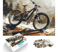 Puzzle da 1000 pezzi per adulti Bicicletta da esplorazione della natura Analisi e logica Decorazione murale Regali unici per compleanno e Natale 75x50cm