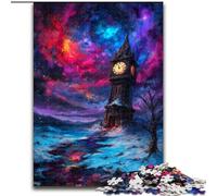 Puzzle da 1000 pezzi per adulti Big Ben of The Universe, puzzle in legno 50X75cm, regalo perfetto per genitori, amanti e amici - età 14+