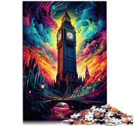 Puzzle da 1000 pezzi per adulti Big Ben puzzle britannico gioco pratico da completare ma divertente e divertente 26 x 38 cm