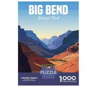 Puzzle Da 1000 Pezzi Per Adulti Big Bend National Park Puzzle Per Adulti Gioco Pratico Analisi E Logica Difficile E Stimolante 70x50cm/1000pcs