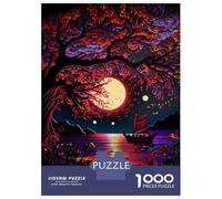 Puzzle Da 1000 Pezzi Per Adulti Big Tree And Small Boat Puzzle Per Adulti Gioco Rompicapo Analisi E Logica Ottimo Regalo Per I Giocatori 52x38cm/1000pcs