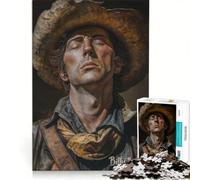 Puzzle da 1000 pezzi per adulti Billy the Kid il cowboy, gioco rompicapo, difficile, per rafforzare l'amore tra le coppie 50x75cm