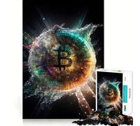 Puzzle da 1000 pezzi per adulti Bitcoin Universe V Sharp Cut Art Giocattolo creativo per lo sviluppo delle capacità motorie Gioco per il tempo libero Regalo di Natale rilassante (38x26cm)