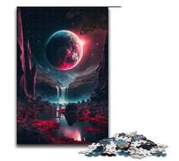 Puzzle da 1000 pezzi per adulti Blood Moon Rising Puzzles Regali di compleanno per adolescenti dai 14 anni in su 75x50 cm