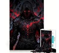 Puzzle da 1000 pezzi per adulti Blood Oath Knight︰ Crimson Vanguard Perfect Edge Play,gioco stimolante per la mente,gioco di inattività,illustrazione di scena natalizia 38x52cm