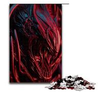 Puzzle da 1000 pezzi per adulti Blood Red Shadow Game ideale come regalo per tutta la famiglia (75x50 cm)