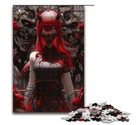 Puzzle da 1000 pezzi per adulti Blood Red Shadow Game ideale come regalo per tutta la famiglia (75x50 cm)