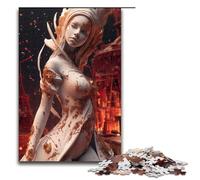 Puzzle da 1000 pezzi per adulti Blood Red Shadow Game Puzzles ideale come regalo per tutta la famiglia 75x50 cm