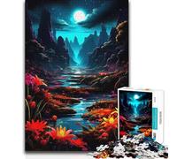 Puzzle da 1000 pezzi per adulti Bloom Noir presenta per le donne Gioco impossibile per età 14+ Gioco 50x75cm