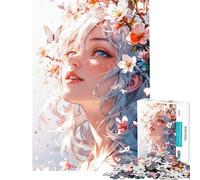 Puzzle da 1000 pezzi per adulti "Blossom Serenity︰" Ritratto etereo della natura e della grazia Gioco educativo e pratico adatto a partire dai 14 anni Dimensioni 38x26cm
