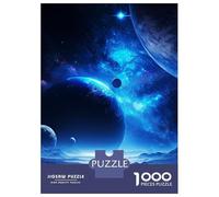 Puzzle Da 1000 Pezzi Per Adulti Blue Galaxy Puzzle Rompicapo Gioco Di Logica Gara Di Velocità Manuale Ottimo Regalo Per I Giocatori 38x26cm/1000pcs