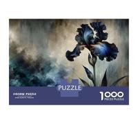Puzzle Da 1000 Pezzi Per Adulti Blue Iris Moody Elegance Puzzle Per Adolescenti Gioco Rompicapo Migliora La Memoria Sfida Educativa 70x50cm/1000pcs